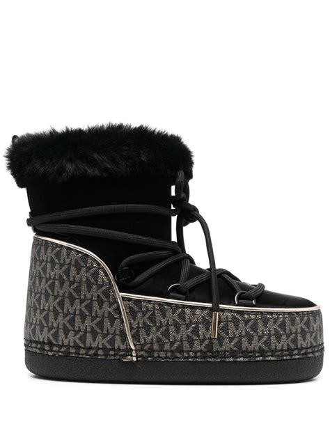 michael kors high winter boots|michael kors low heel boots.